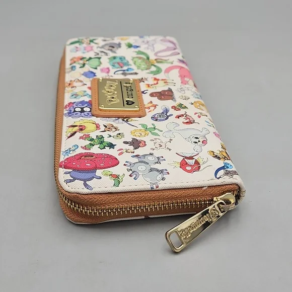 Loungefly Pokemon 151 Zip Wallet Rare ! Loungefly Rare Pokemon Wallet Flawed - Picture 2 of 11